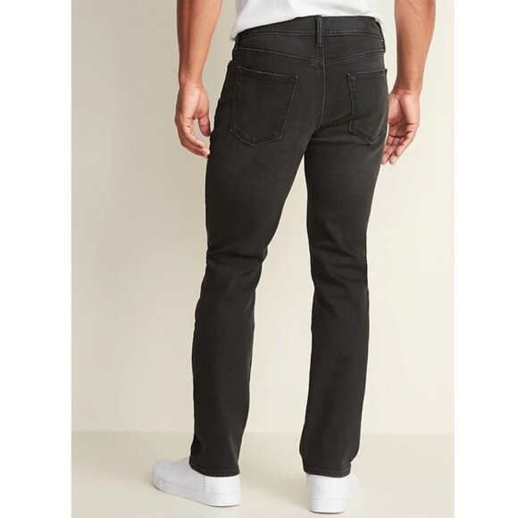 Old Navy Built-In Flex Straight Black Jeans NWT - Picture 2 of 10